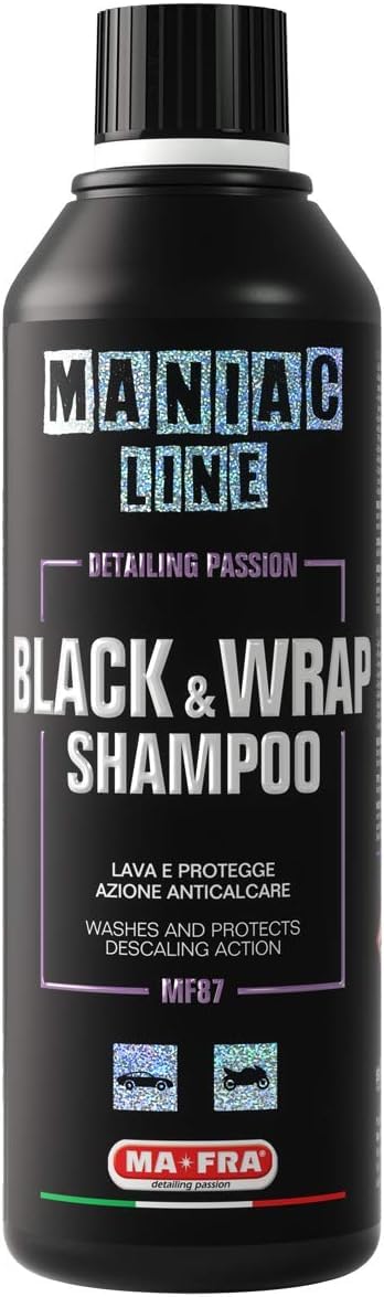 MAFRA Maniac Line Black & Wrap 2in1 Shampoo (500ml) with Shiny and